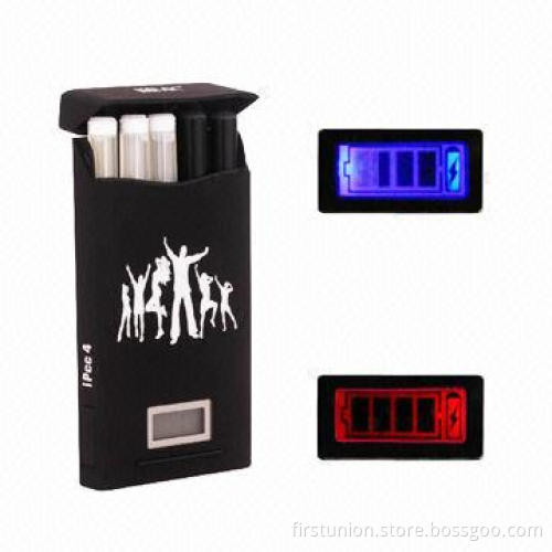 E-cigarette Cases, 300-puff for Each Cartomizer, Can Charge to E-cigarette Box Directly